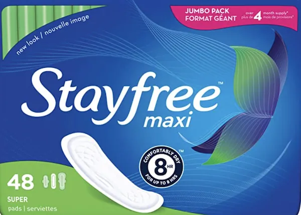 Stayfree Maxi Super Long Pads Without Wings