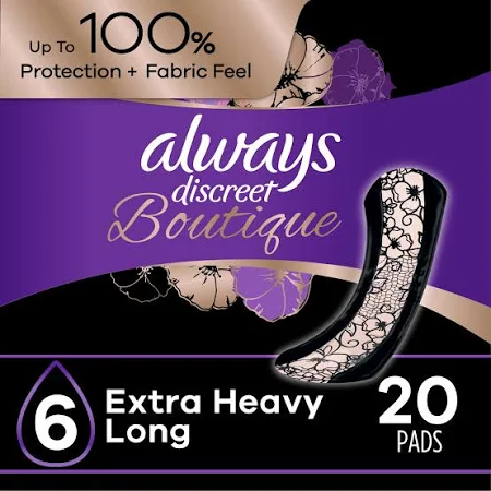 Always Discreet Boutique Incontinence Pads