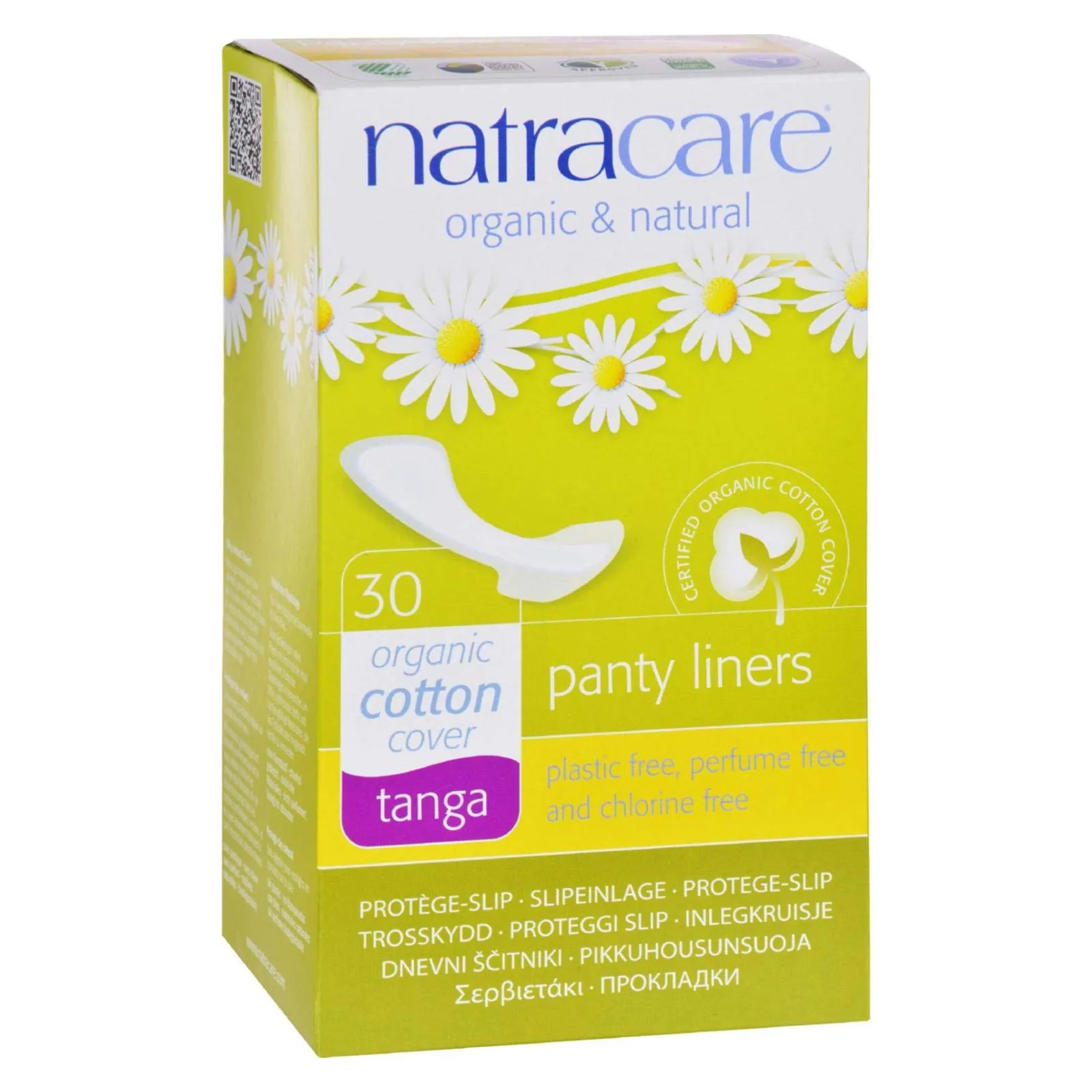 Natracare Natural Organic Thong Panty Liners