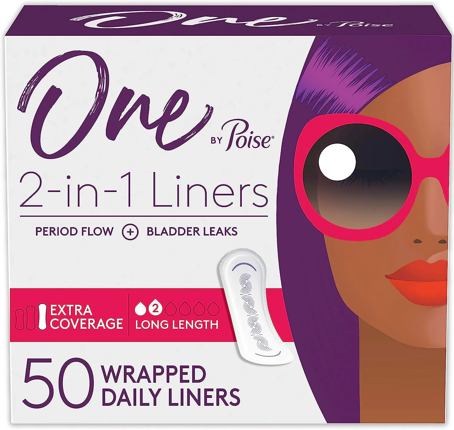 One by Poise Panty Liners