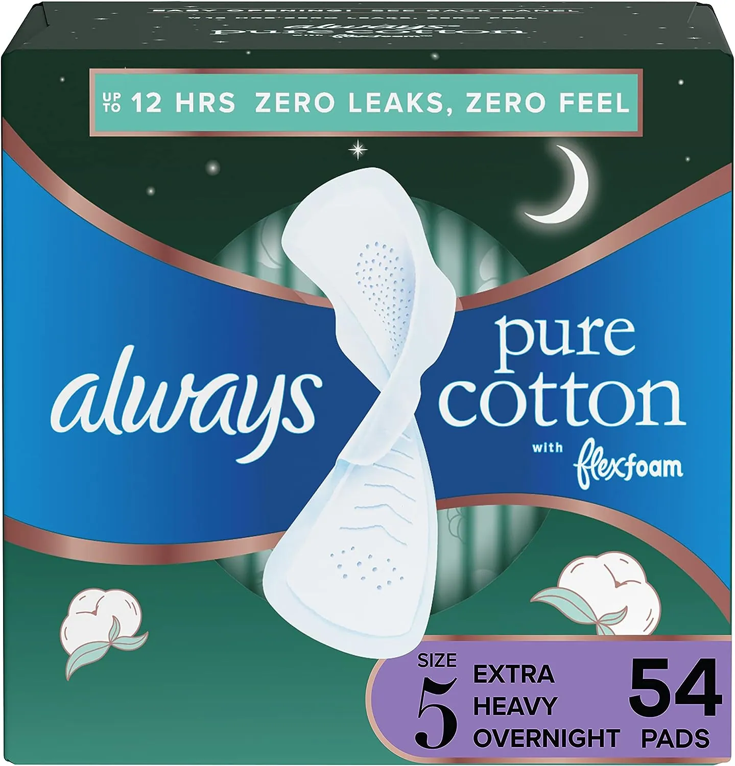 always pure cotton maternity pads