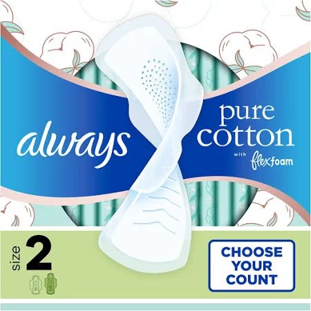always pure cotton pads for tweens